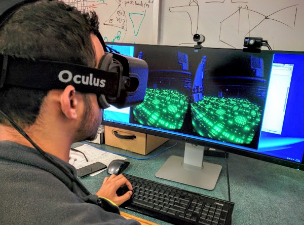 We have a Oculus VR in the lab!